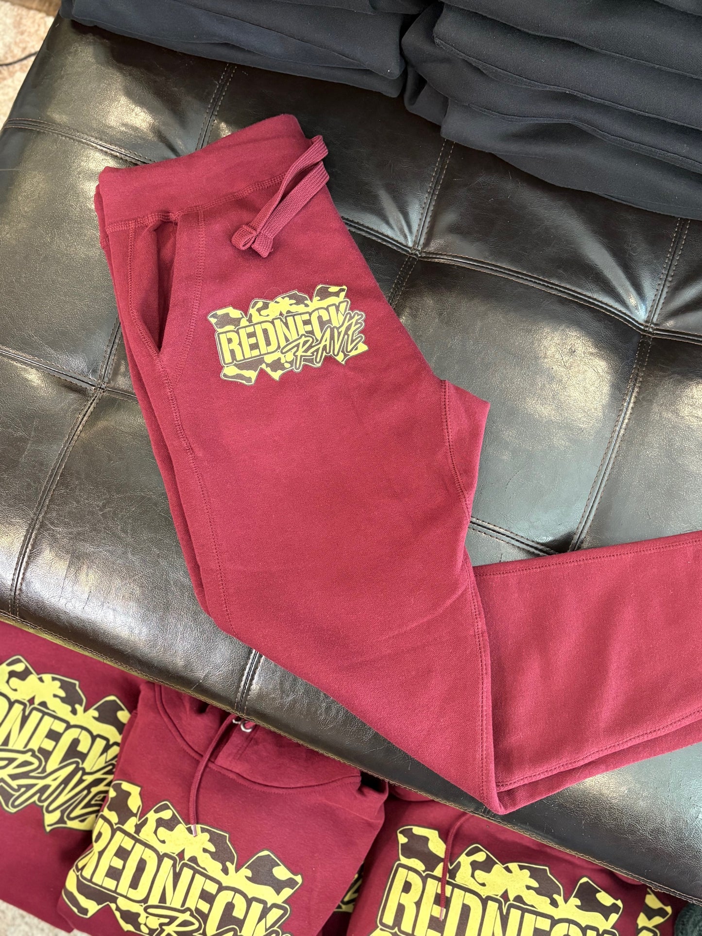 Redneck Rave Sweatsuit (Wine)